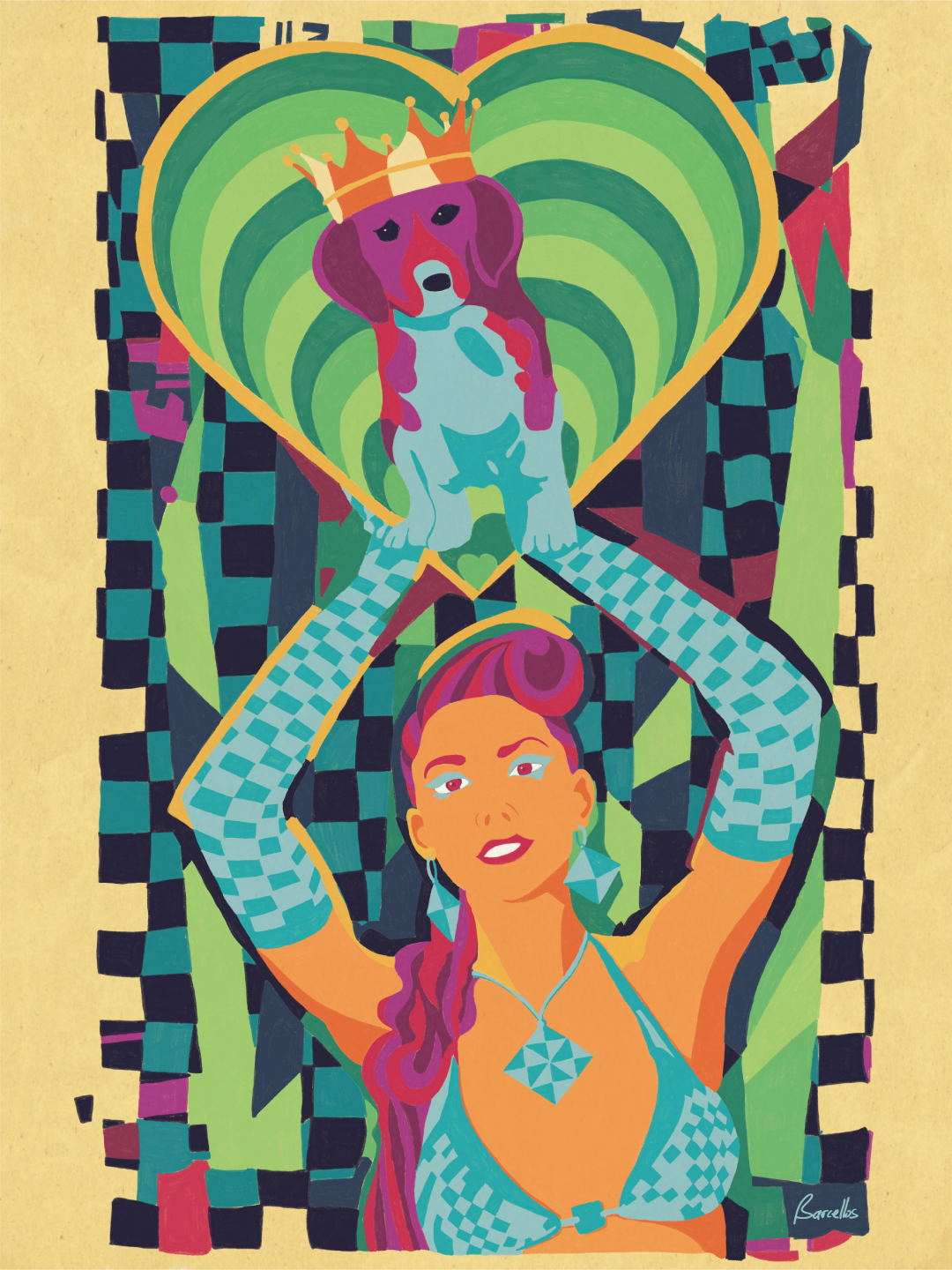 Alternate full view of The Beagle King by Michael Barcellos