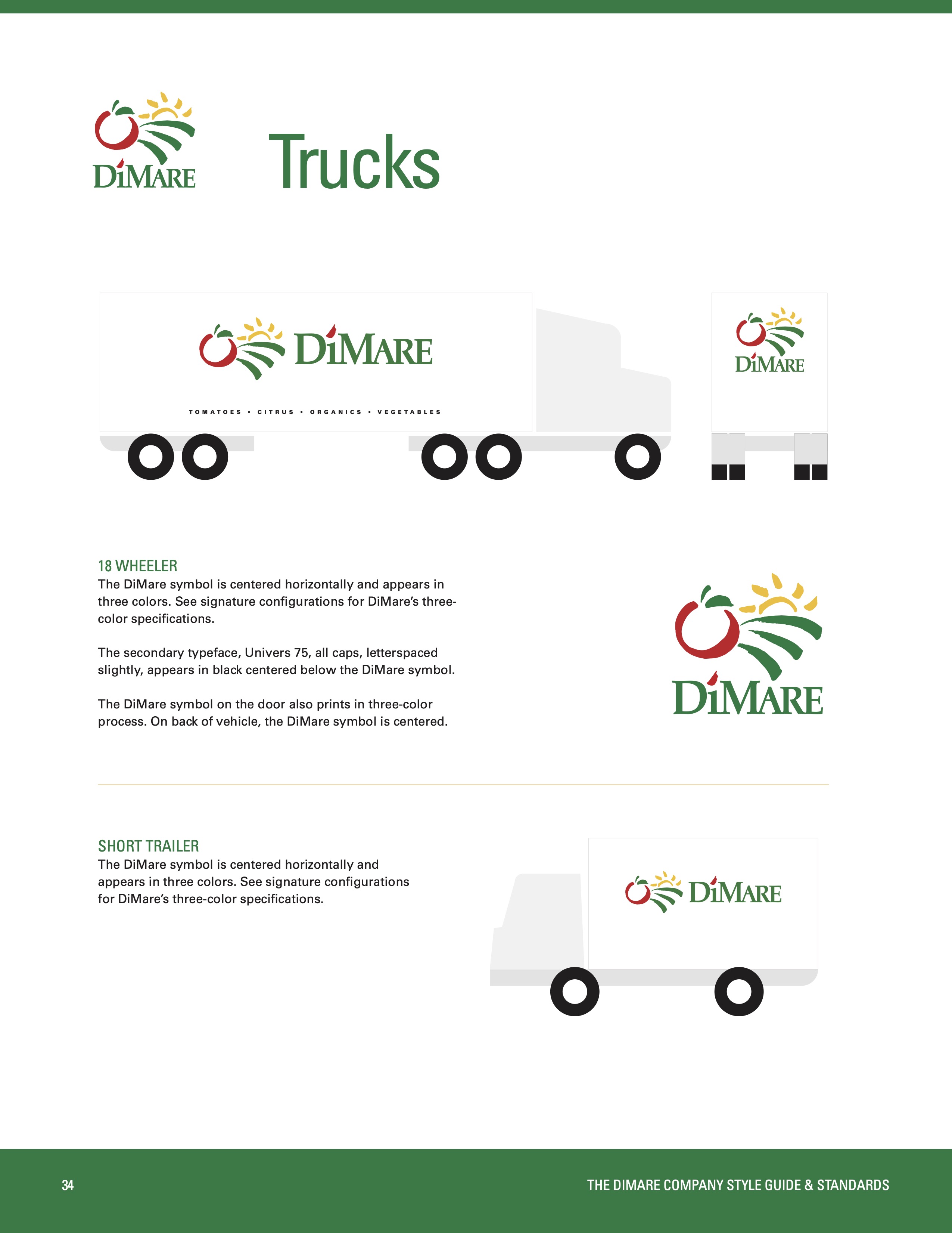 DiMare Style Guide by Michael Barcellos
