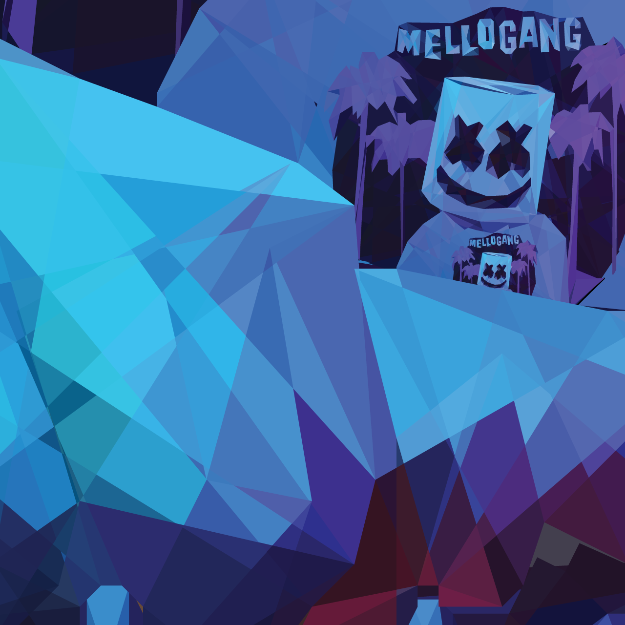 Marshmello, Low Poly by Michael Barcellos