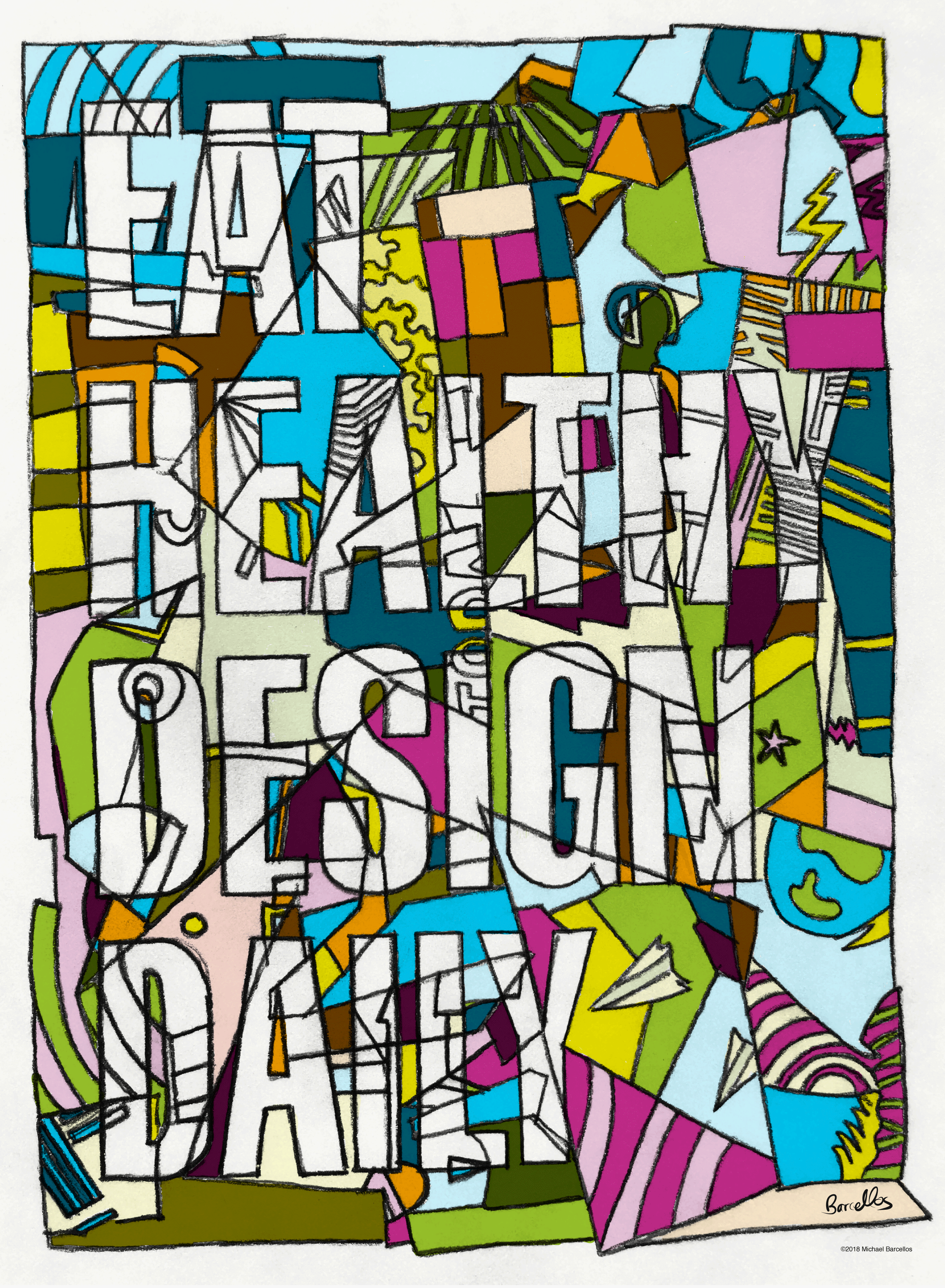 Eat Healthy Design Daily by Michael Barcellos