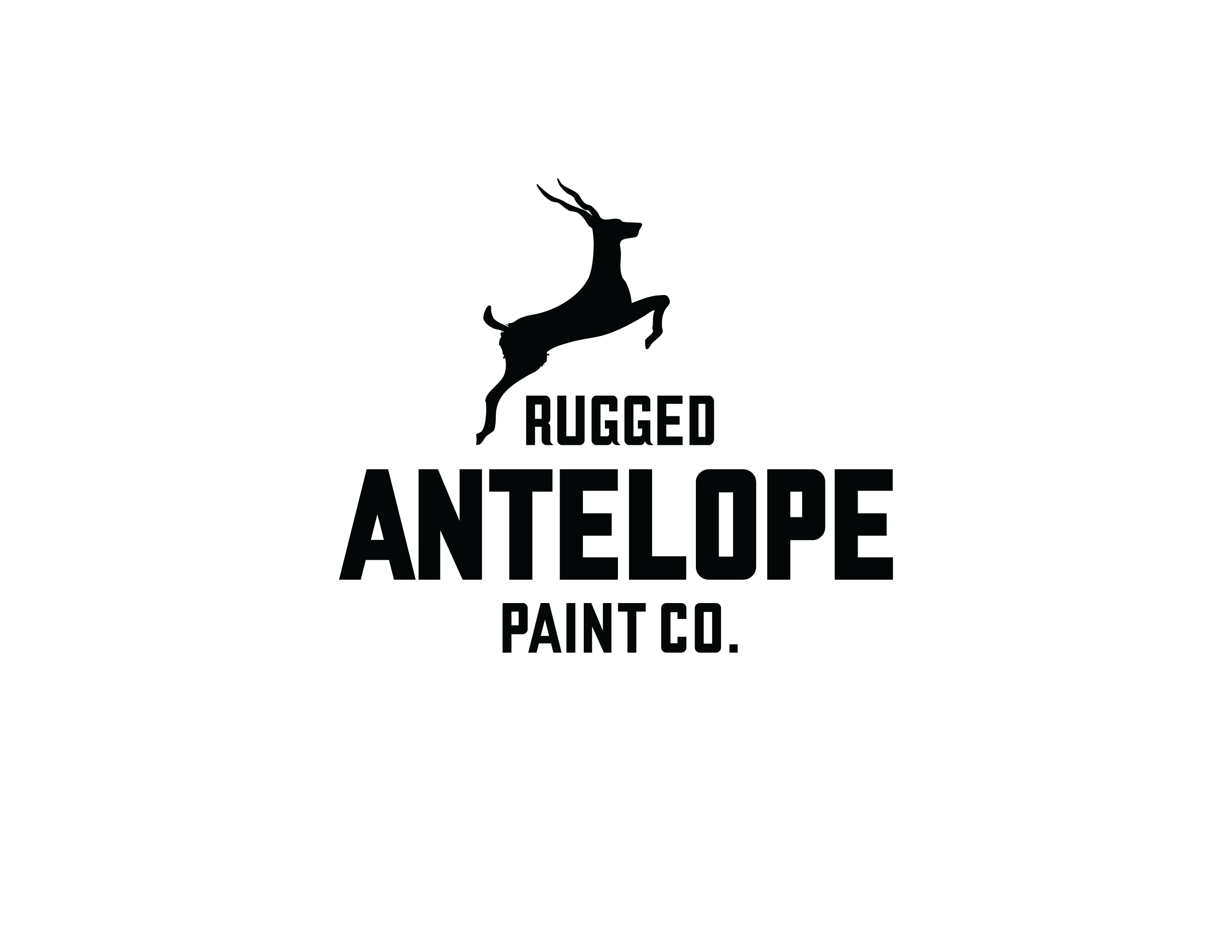 Rugged Antelope Paint Co Logo Design by Michael Barcellos