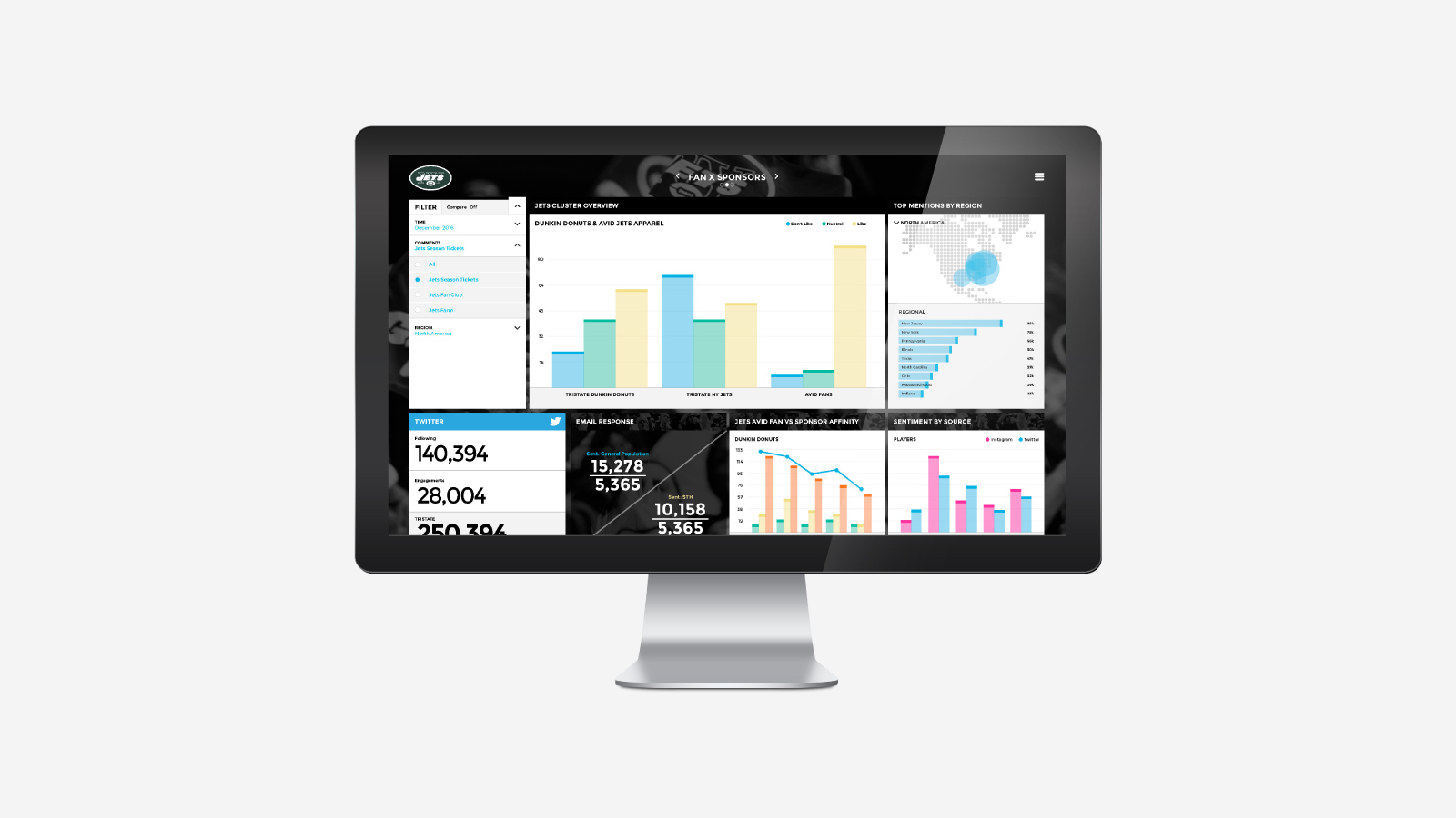 New York Jets User Interface Design by Michael Barcellos