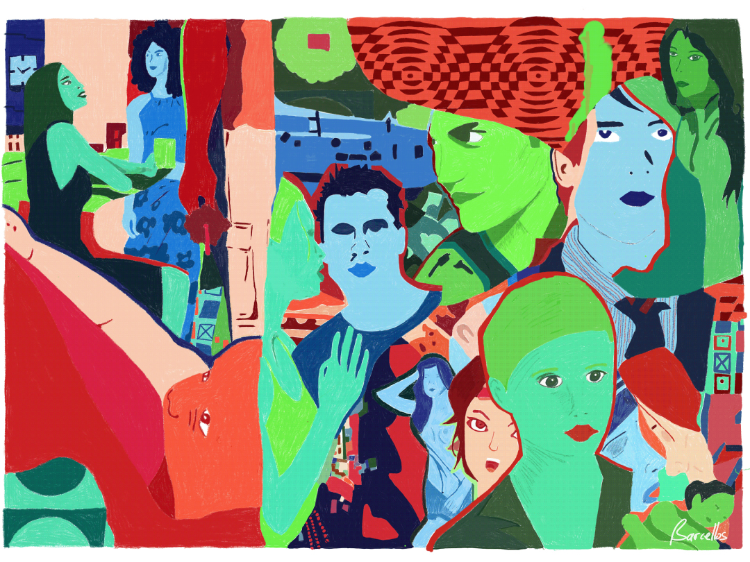 Secondary full view of Revision 2021 digital illustration