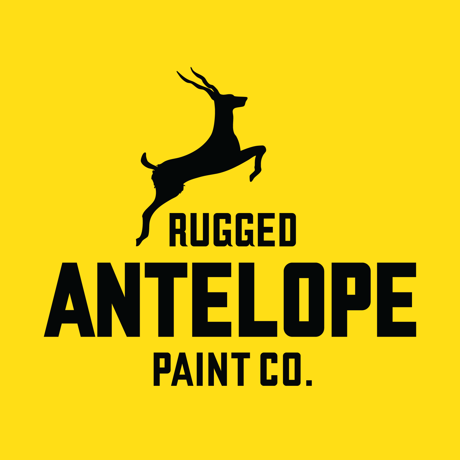 Rugged Antelope Paint Co Logo Design by Michael Barcellos