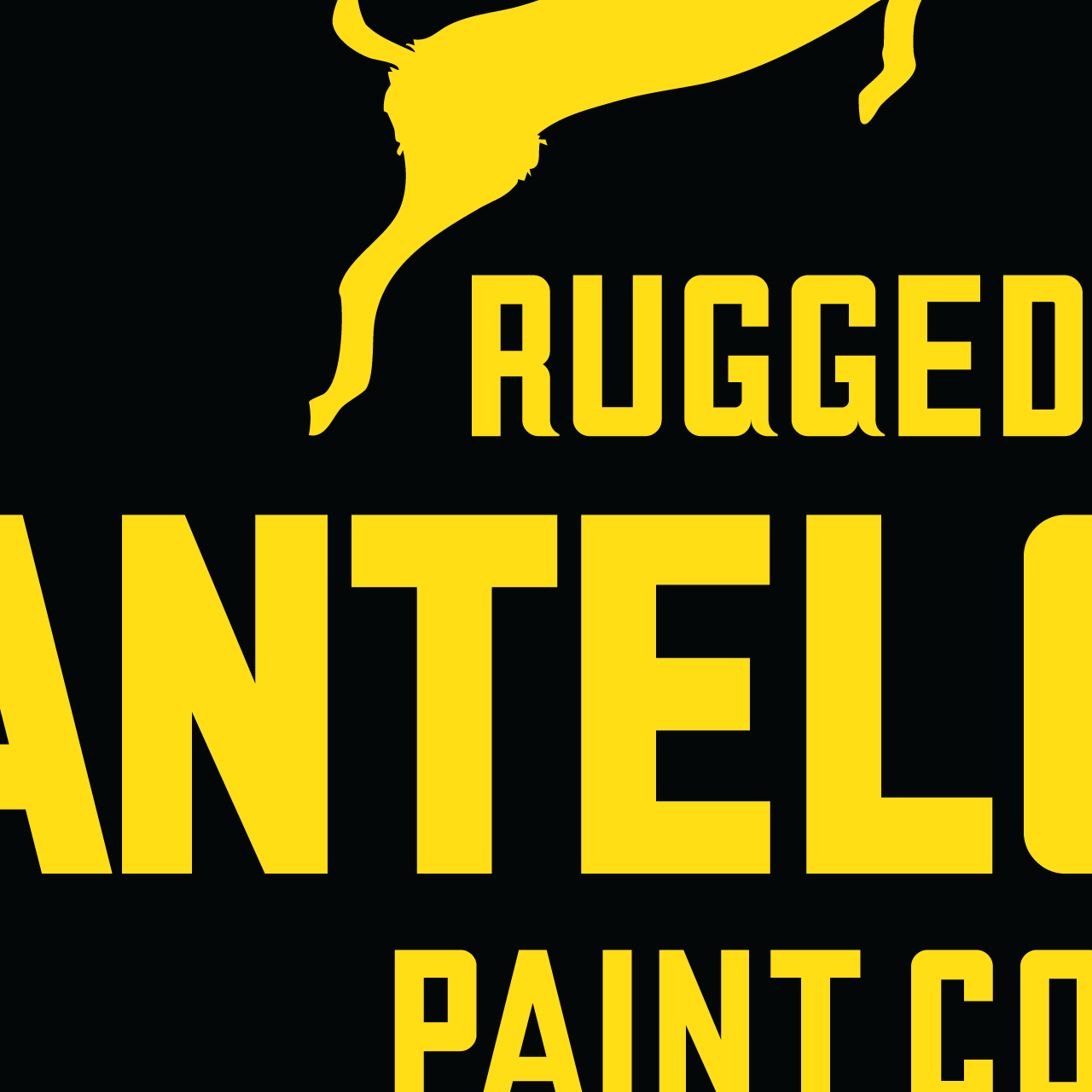 Rugged Antelope Paint Co Logo Design by Michael Barcellos