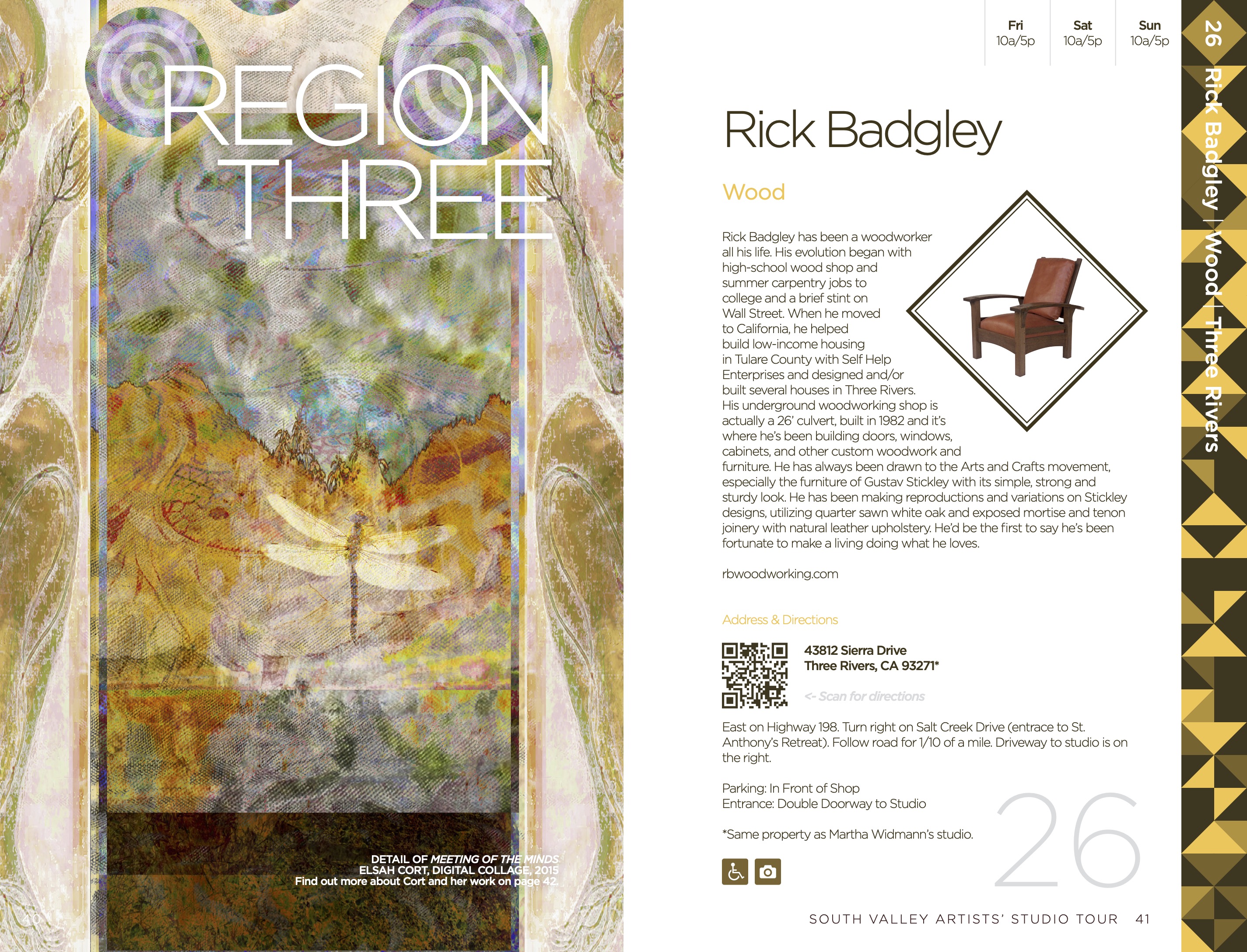 South Valley Artist's Studio Tour Publication Design by Michael Barcellos