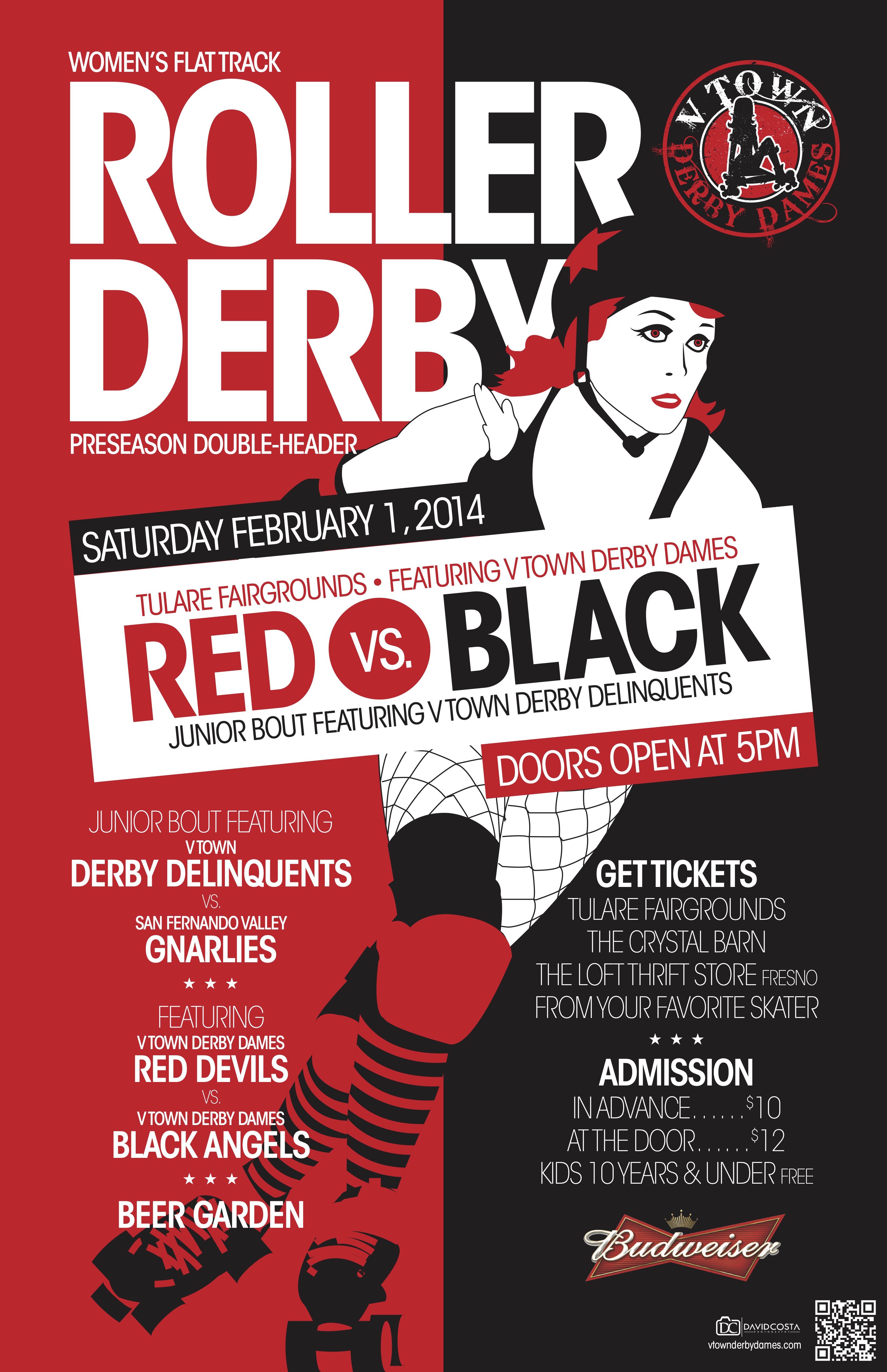 V-Town Derby Dames Ad Campaign by Michael Barcellos