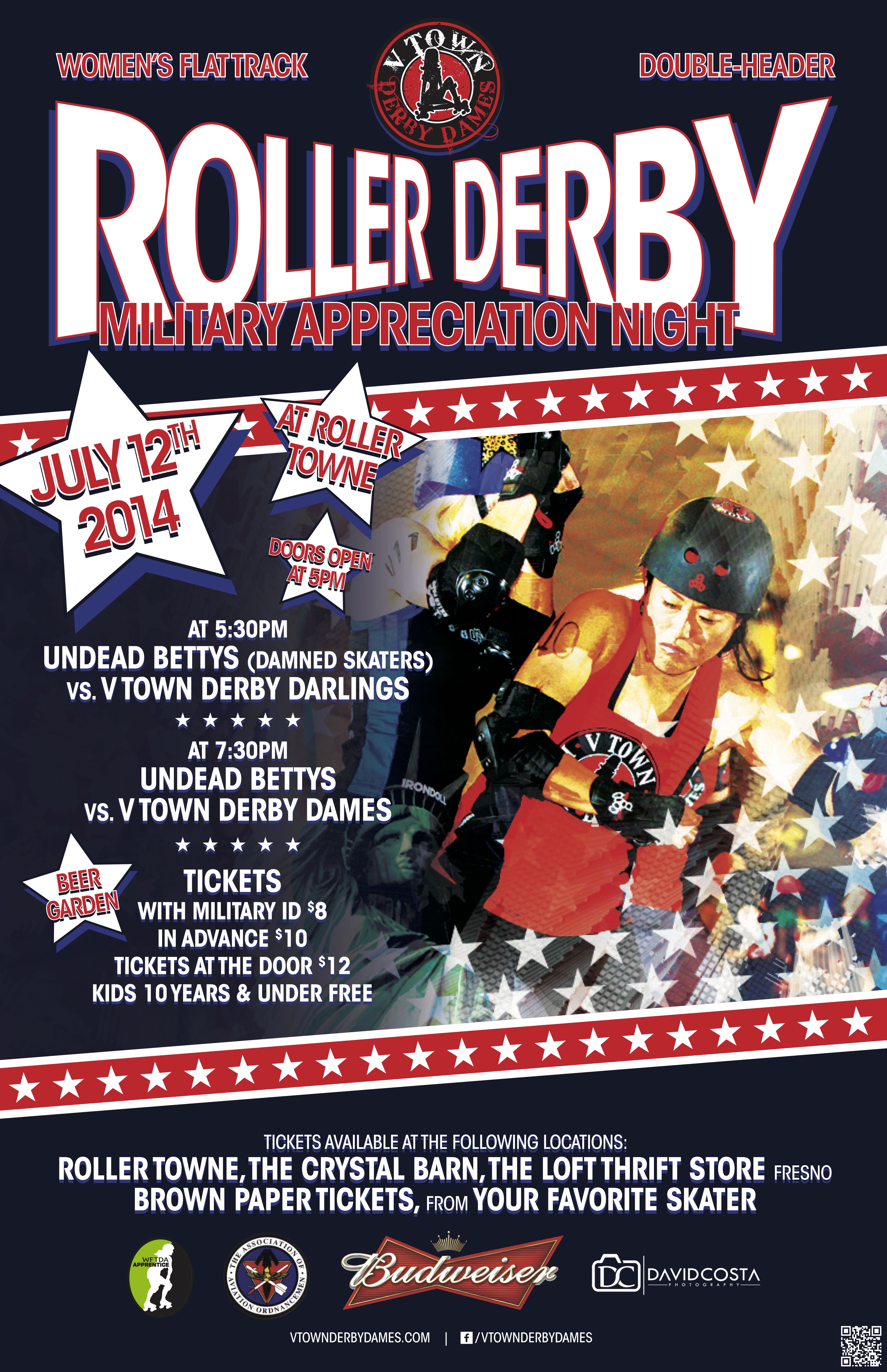 V-Town Derby Dames Ad Campaign by Michael Barcellos