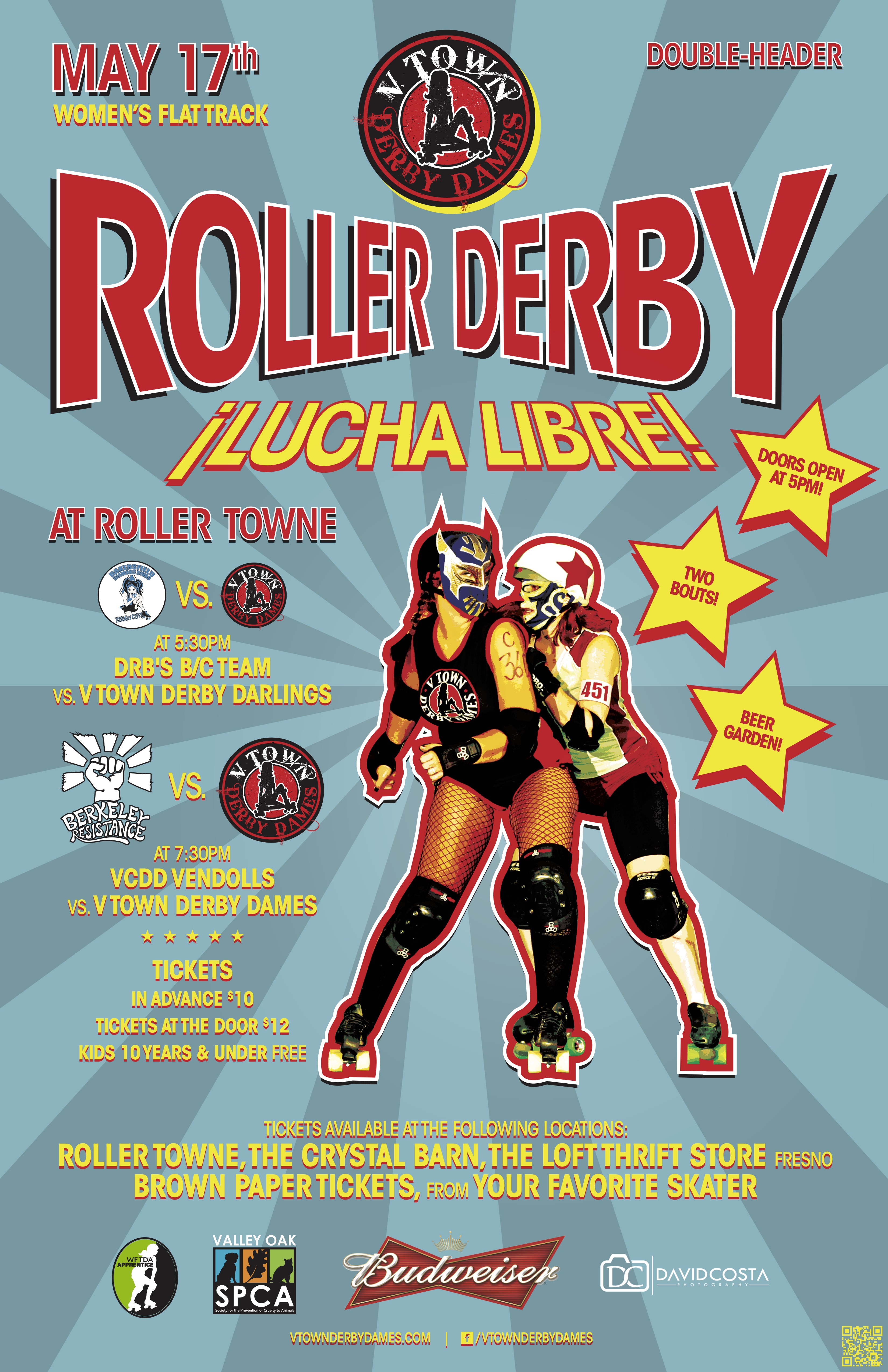 V-Town Derby Dames Ad Campaign by Michael Barcellos
