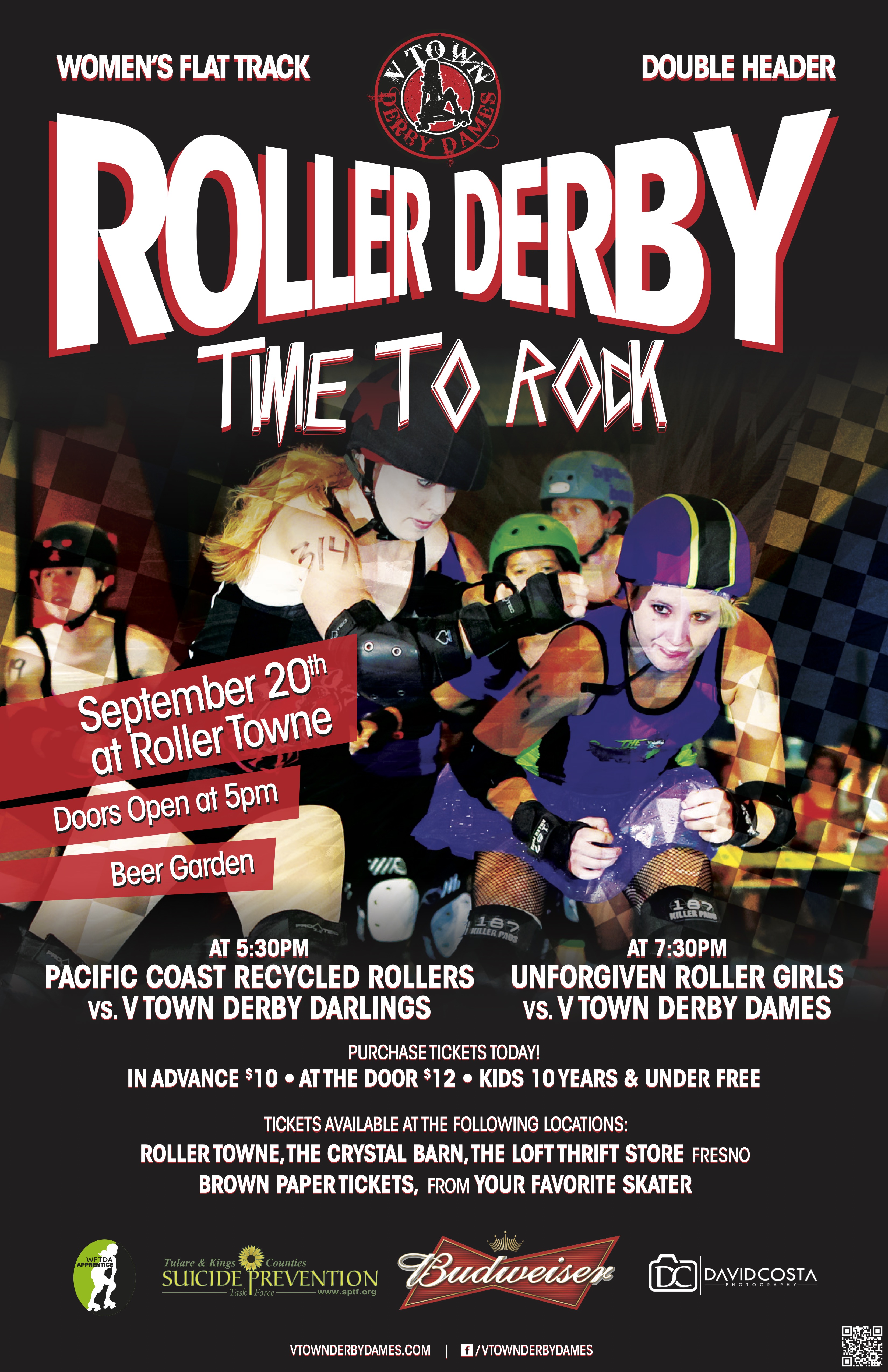 V-Town Derby Dames Ad Campaign by Michael Barcellos