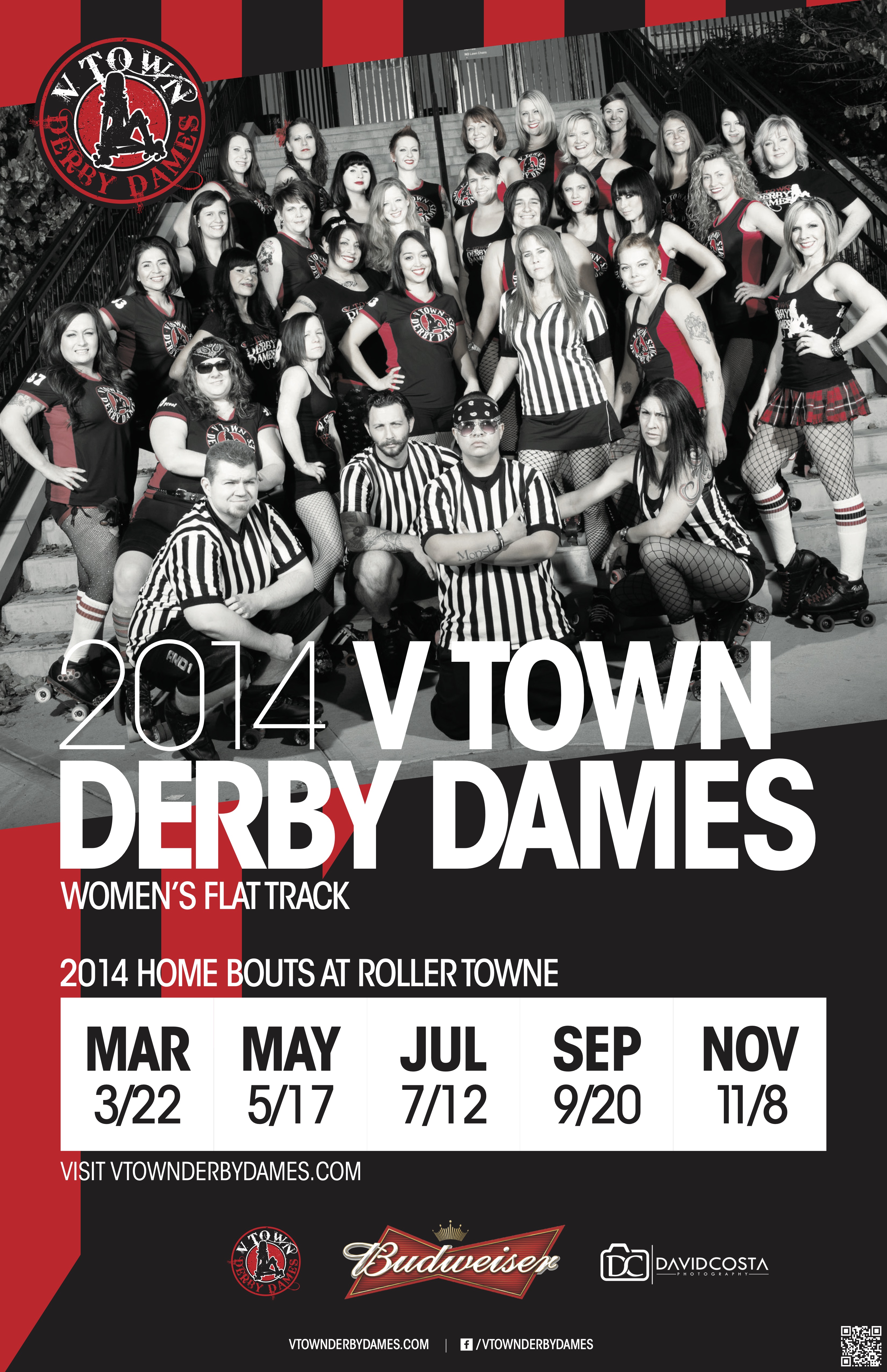 V-Town Derby Dames Ad Campaign by Michael Barcellos